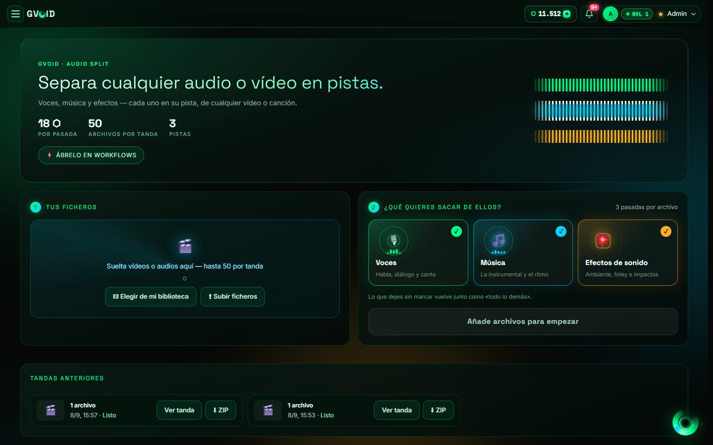 Audio Split